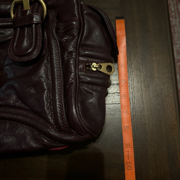Marc by Marc Jacobs Purple Heart lock satchel soft leather - Picture 3 of 5